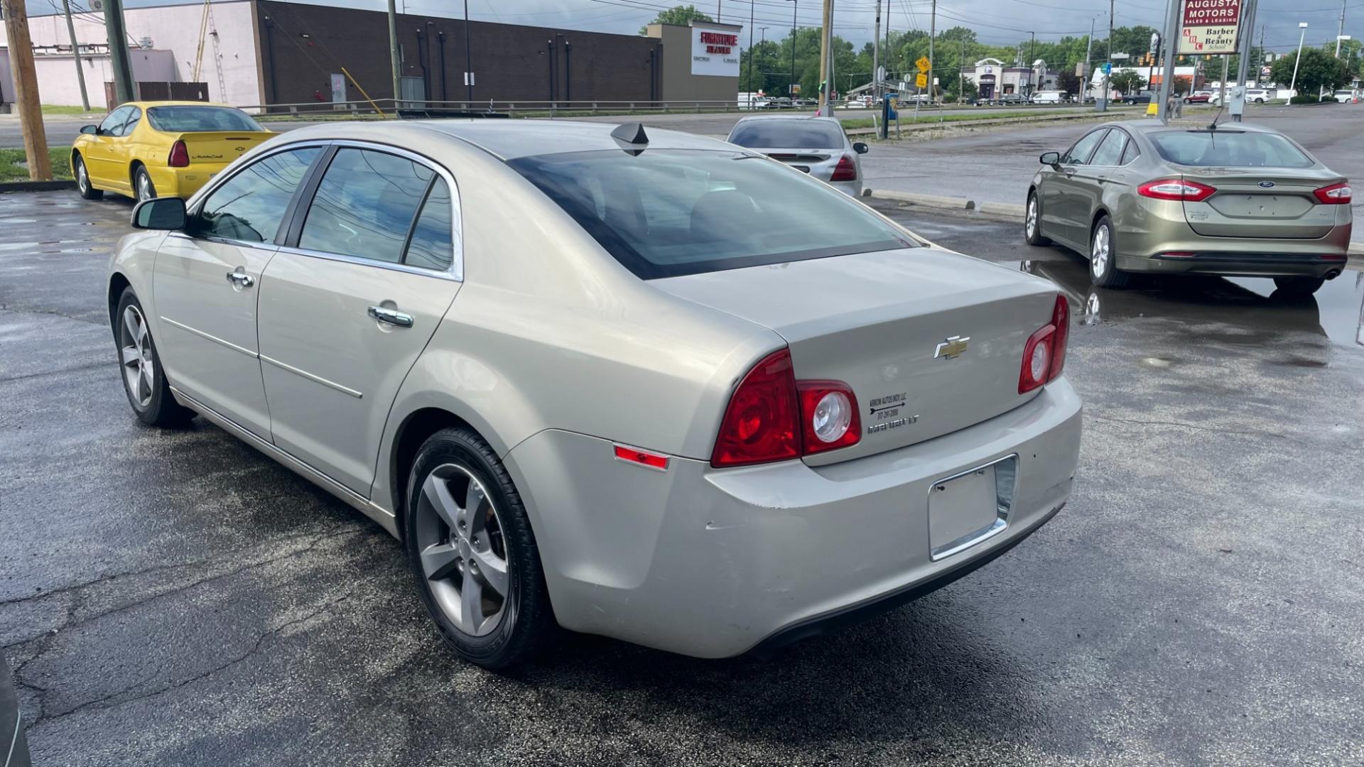 2012 Gold /GRAY Chevrolet Malibu 1LT (1G1ZC5E0XCF) with an 2.4L L4 DOHC 16V engine, 6-Speed Automatic transmission, located at 2710A Westlane Rd., Indianapolis, IN, 46268, (317) 291-2000, 39.885670, -86.208160 - Photo#4